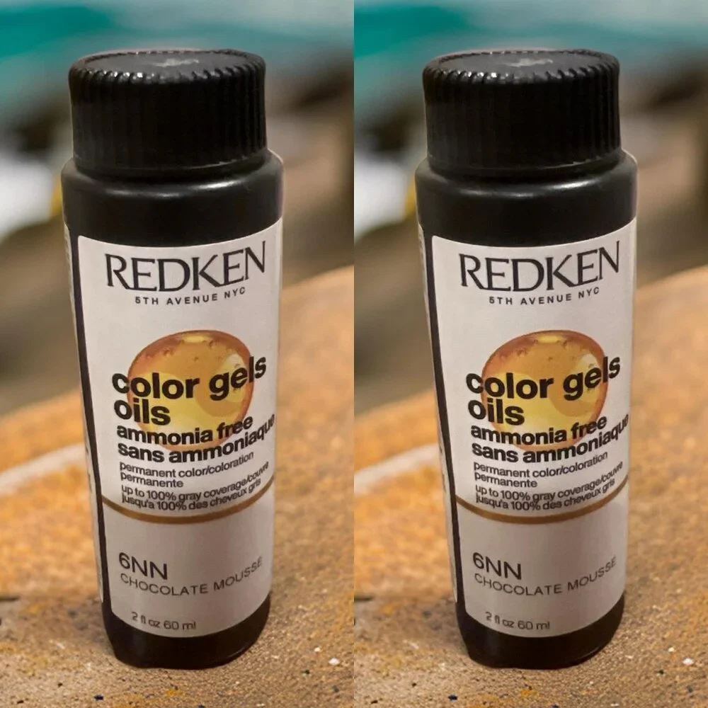 Redken Color Gels Oils Permanent Hair Color_Chocolate Mousse_6NN_2 units